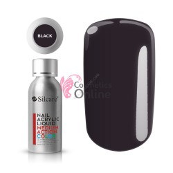 Monomer cu intarire medie, lichid acrilic negru Black 50 ml Silcare